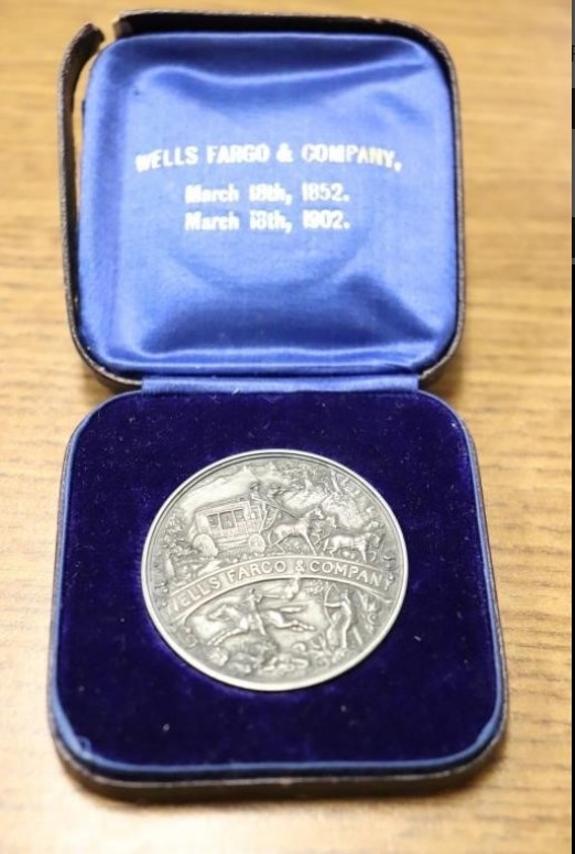 Wells-Fargo-50th-Anniversary-1852-1902-Hk-296-So-Called-Dollar